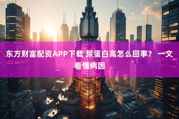 东方财富配资APP下载 尿蛋白高怎么回事？ 一文看懂病因